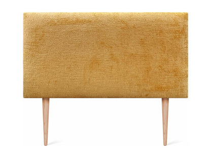 Nobellea Tête de Lit laine naturelle 110x105cm avec pieds de Lit 105/110 - Moutarde GXCI37609